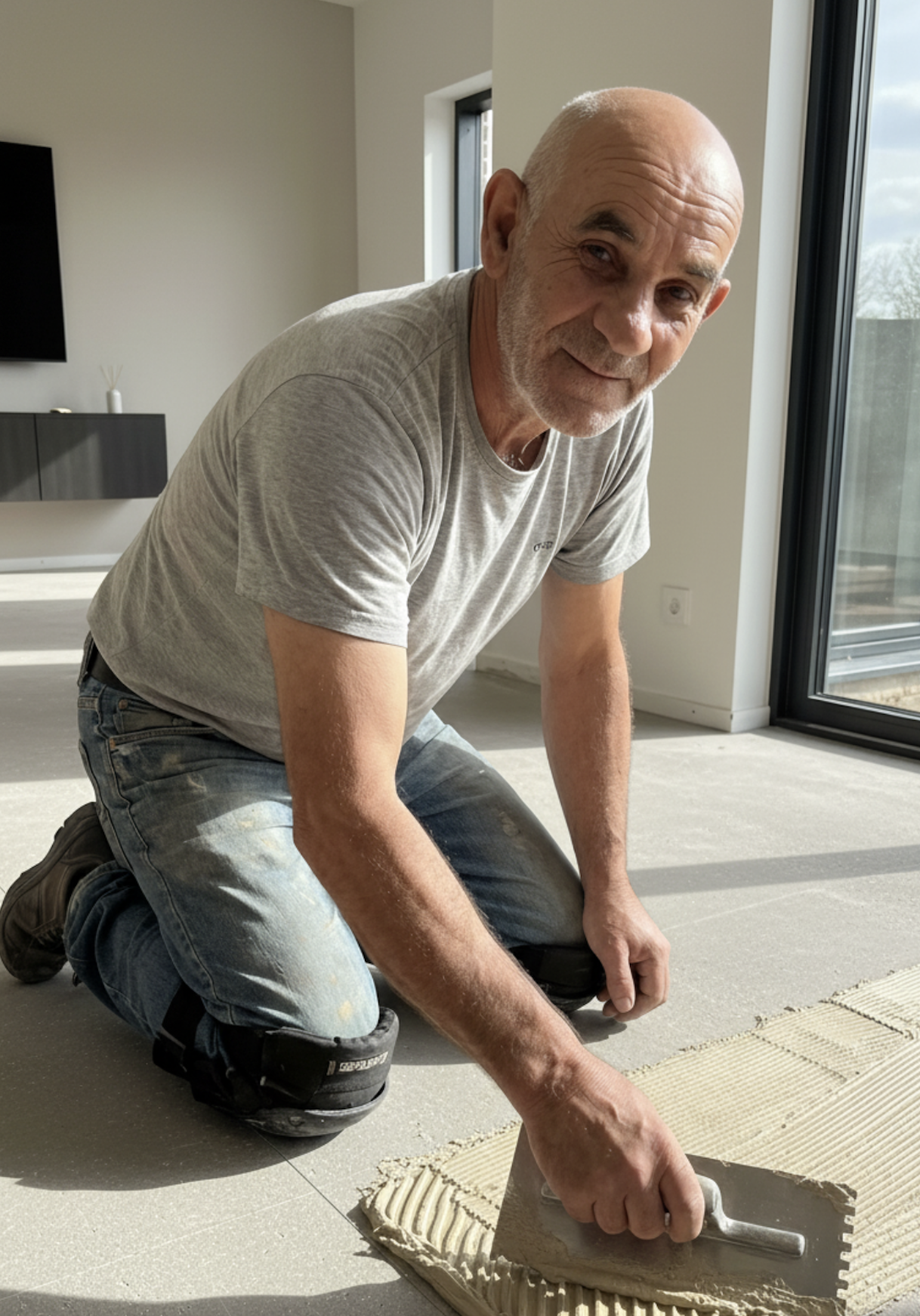 Fadil Bodenleger bei der Arbeit - Parkett schleifen und verlegen in Emmendingen